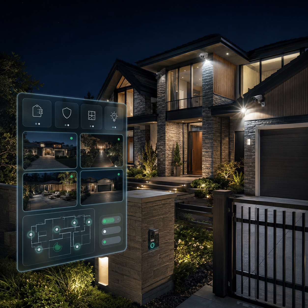 Smart entry security system