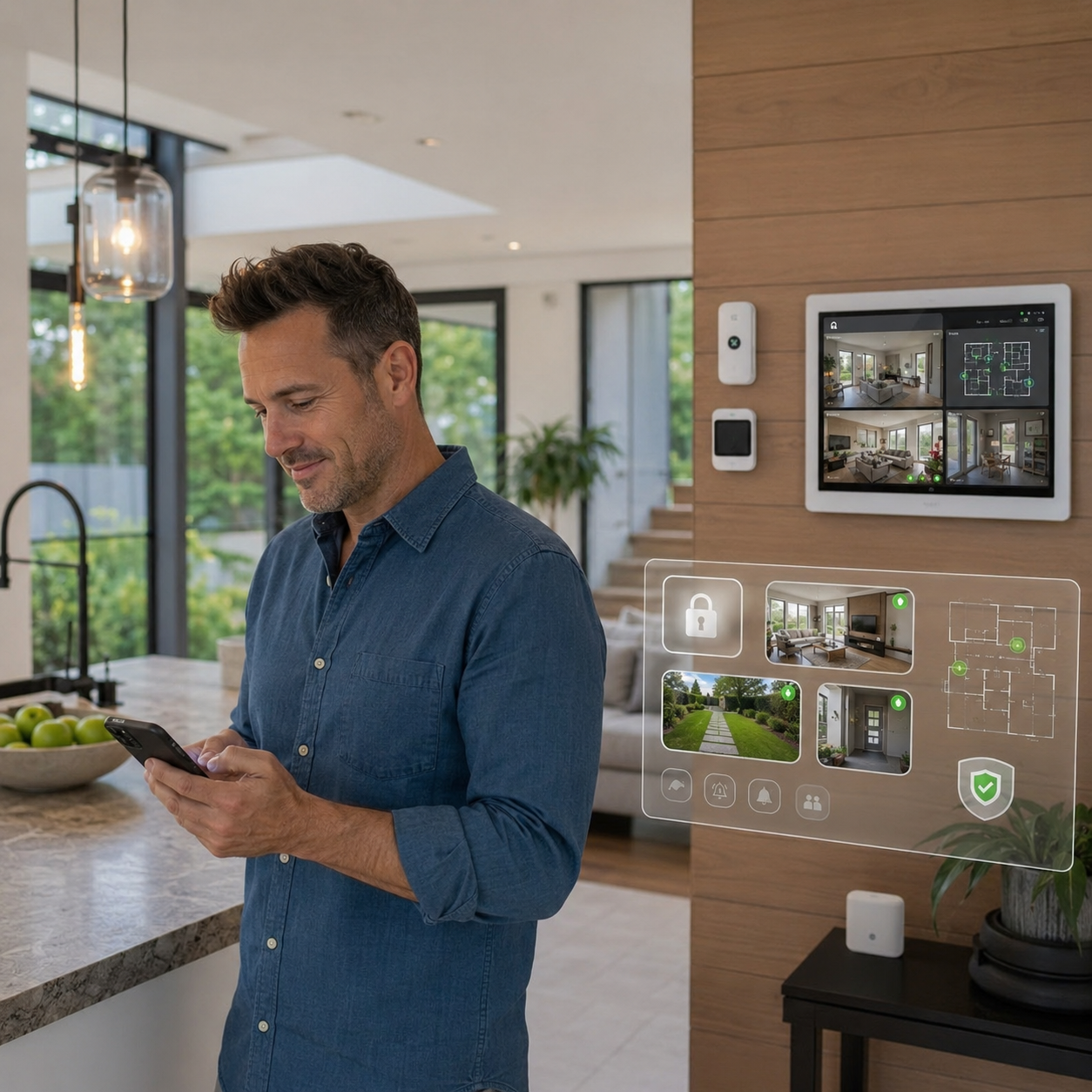 Motion detection security system